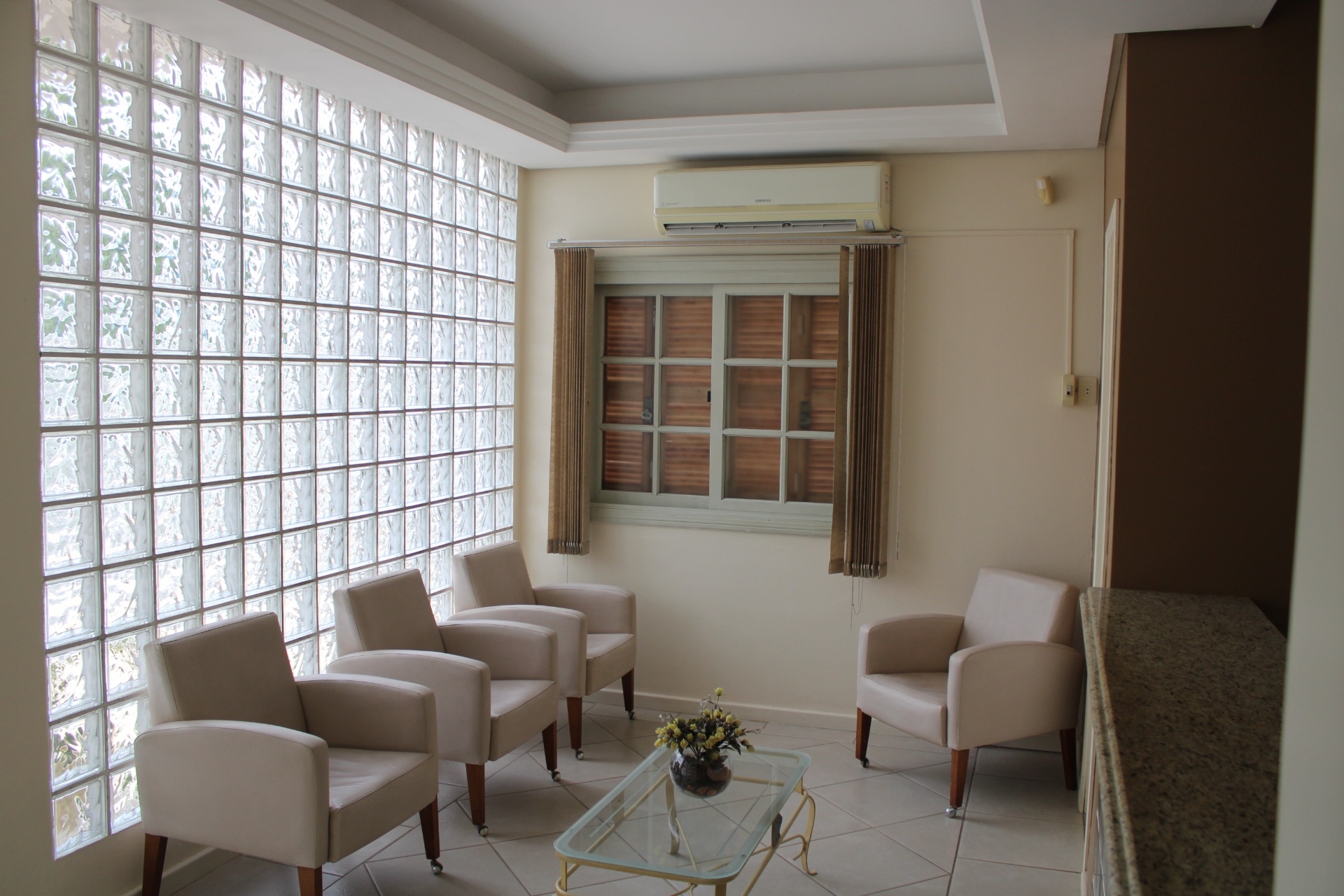 Sala de espera do escritório